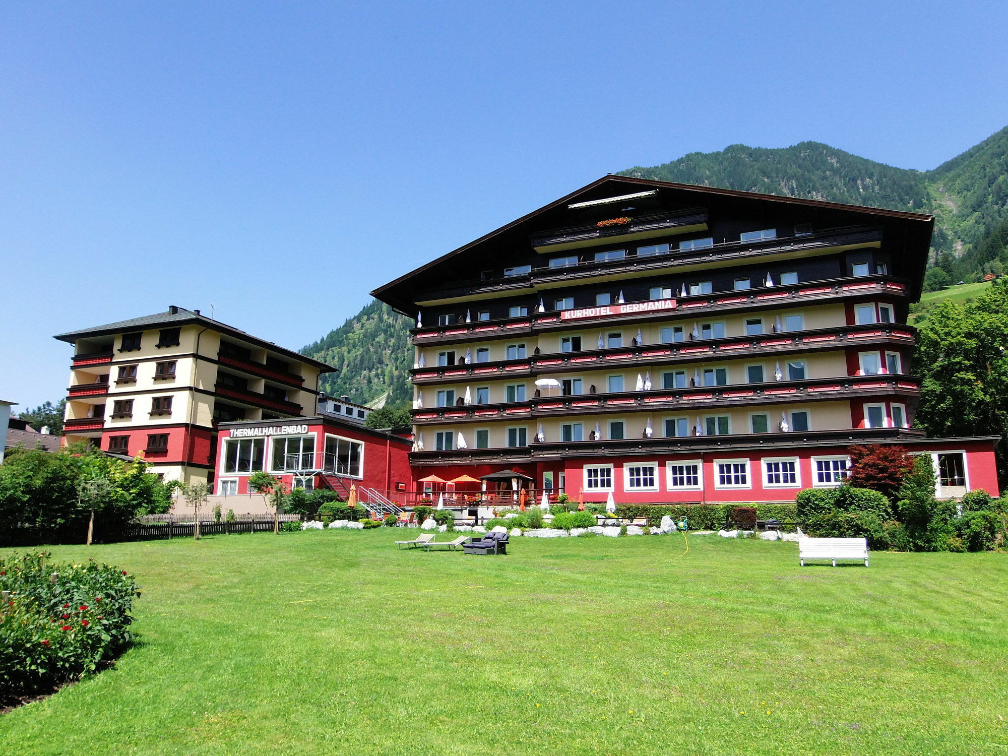 באד הופגסטין Hotel Germania Gastein - Ganzjahrig Inklusive Alpentherme Gastein & Sommersaison Inklusive Gasteiner Bergbahnen מראה חיצוני תמונה